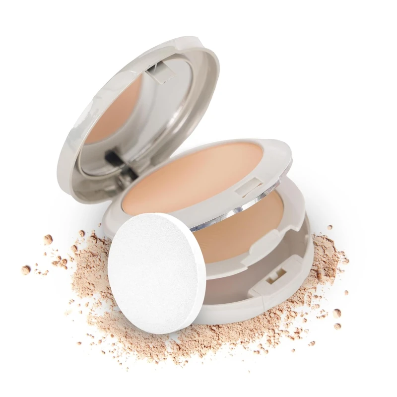 Hilary Rhoda Slay All Day Compact | 2 in 1 Compact | Matte & Shimmer Finish | Moisture-Infused & With Sponge | 20g (Beige - Shade 03) thumbnail 2